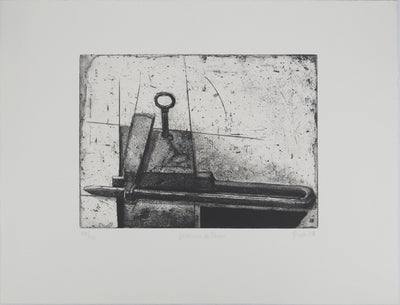Devorah BOXER : Serrure du Perou, Gravure originale (vue générale) - Crédit photo : Galerie Art.Paris