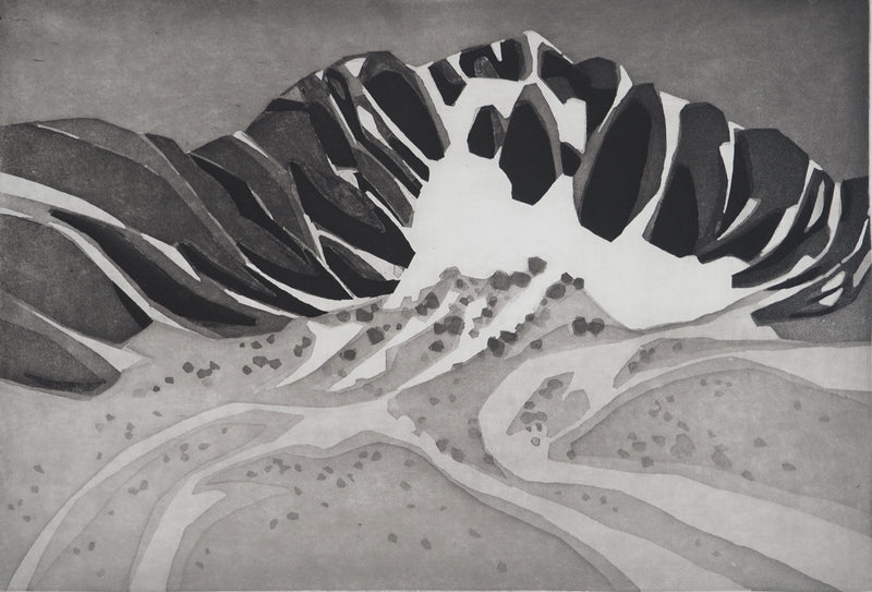 Maurice CHOT-PLASSOT : Terrefortes, Gravure originale (photo de détail 3) - Crédit photo : Galerie Art.Paris