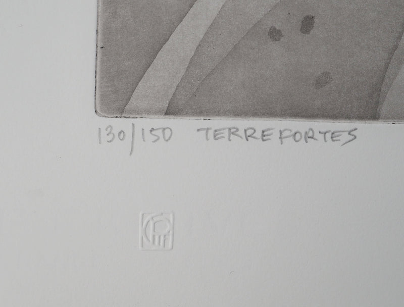 Maurice CHOT-PLASSOT : Terrefortes, Gravure originale (photo de détail 6) - Crédit photo : Galerie Art.Paris