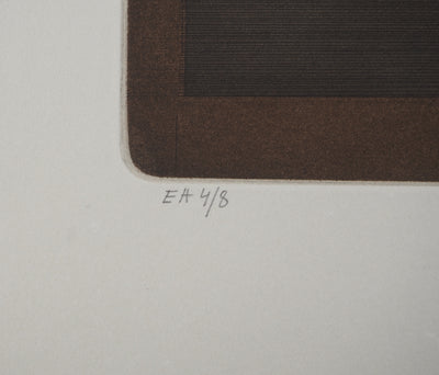 André MINAUX : Portrait aux yeux noirs, Gravure originale (photo de détail 6) - Crédit photo : Galerie Art.Paris