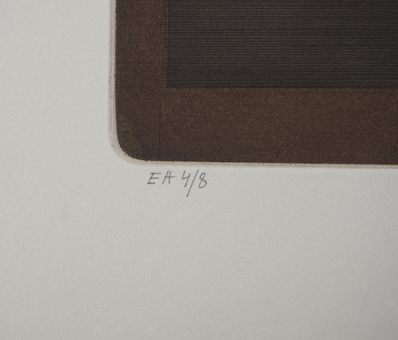 André MINAUX : Portrait aux yeux noirs, Gravure originale (photo de détail 6) - Crédit photo : Galerie Art.Paris