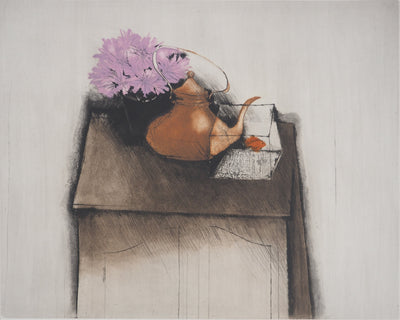 Annapia ANTONINI : Le meuble du salon, Gravure originale (photo de détail 3) - Crédit photo : Galerie Art.Paris