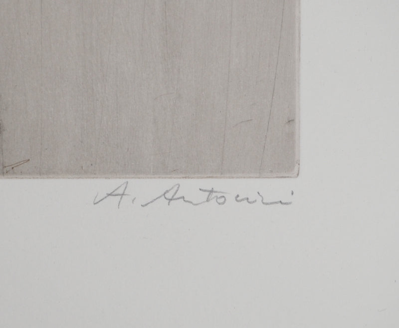 Annapia ANTONINI : Le meuble du salon, Gravure originale (photo de détail 2) - Crédit photo : Galerie Art.Paris
