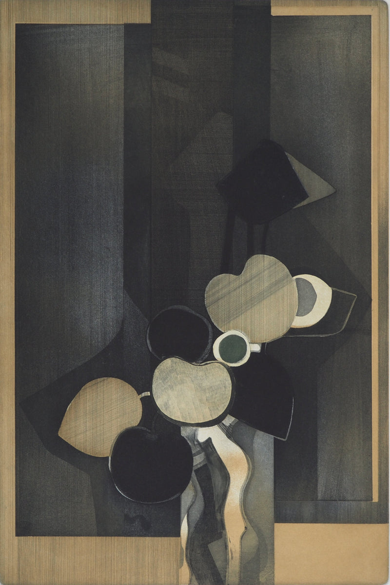 André MINAUX : Nature morte au bouquet, Gravure originale (photo de détail 3) - Crédit photo : Galerie Art.Paris