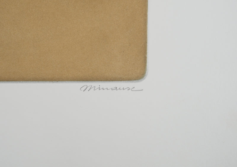 André MINAUX : Nature morte au bouquet, Gravure originale (photo de détail 2) - Crédit photo : Galerie Art.Paris