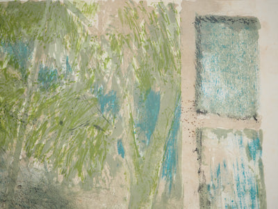 Guy BARDONE : Fenêtre sur la plage, Lithographie originale (photo de détail 5) - Crédit photo : Galerie Art.Paris