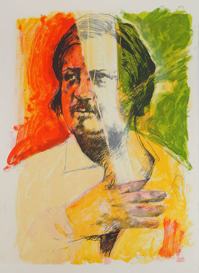 Jean-Paul CHAMBAS : Jean-Paul CHAMBAS (1947), Lithographie originale (vue générale) - Crédit photo : Galerie Art.Paris