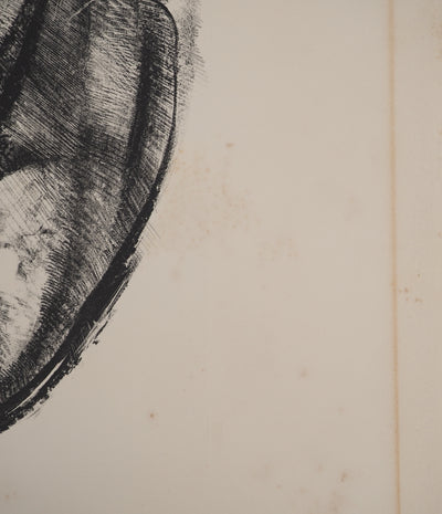 Georges OUDOT : Femme vue de dos, Gravure originale (photo de détail 7) - Crédit photo : Galerie Art.Paris