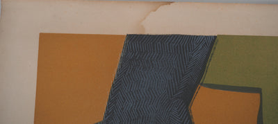 André MINAUX : Portrait féminin, Lithographie originale (photo de détail 7) - Crédit photo : Galerie Art.Paris