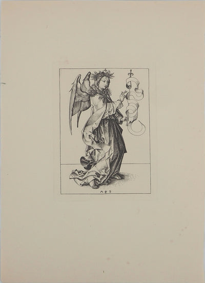 Martin SCHONGAUER : Martin SCHONGAUER (1430/50-1491), Gravure originale (vue générale) - Crédit photo : Galerie Art.Paris