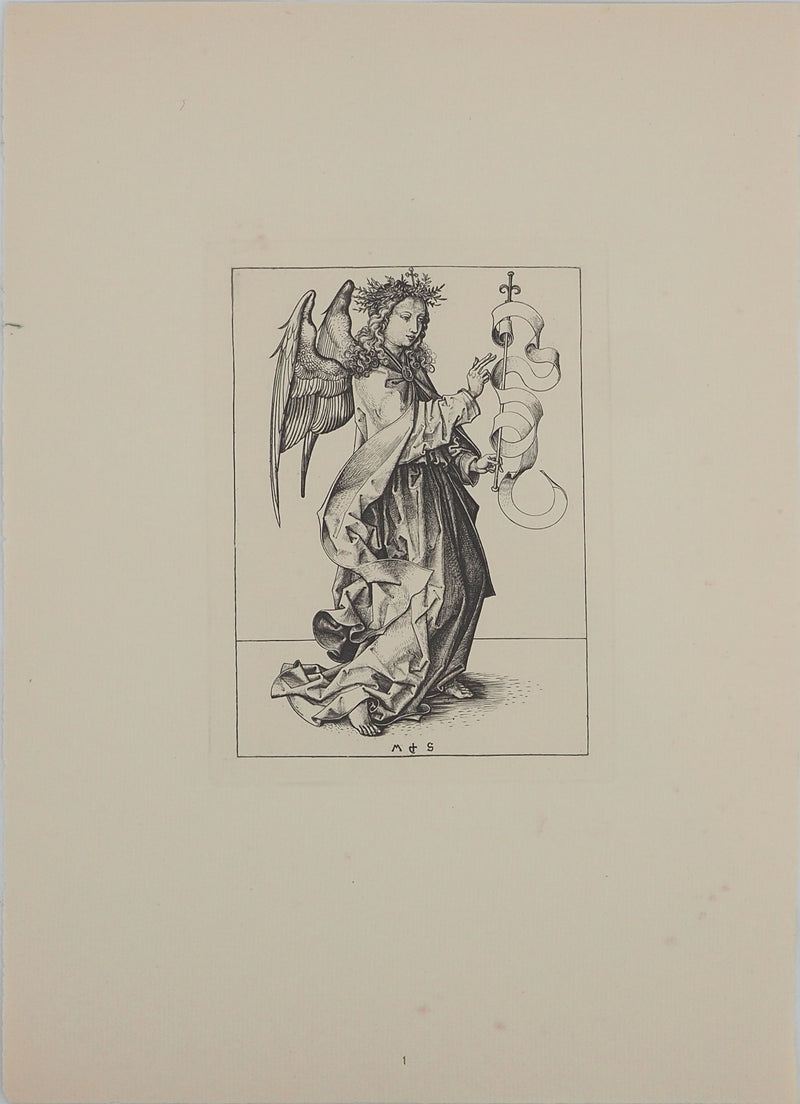 Martin SCHONGAUER : Martin SCHONGAUER (1430/50-1491), Gravure originale (vue générale) - Crédit photo : Galerie Art.Paris