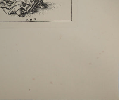 Martin SCHONGAUER : Martin SCHONGAUER (1430/50-1491), Gravure originale (photo de détail 6) - Crédit photo : Galerie Art.Paris