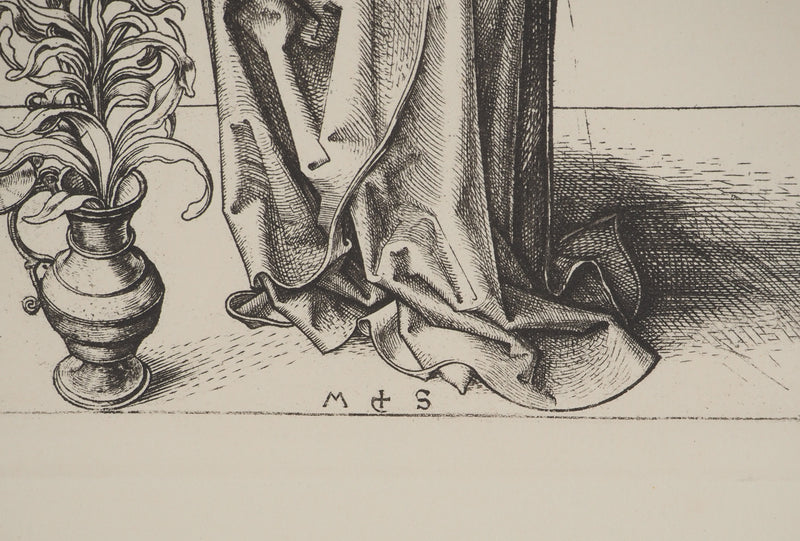Martin SCHONGAUER : Martin SCHONGAUER (1430/50-1491), Gravure originale (photo de détail 2) - Crédit photo : Galerie Art.Paris