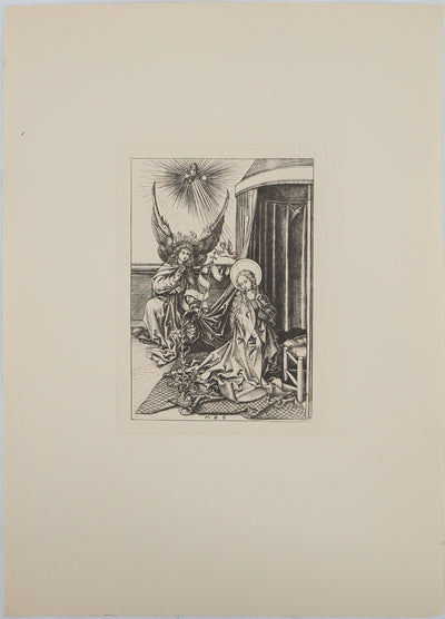 Martin SCHONGAUER : Martin SCHONGAUER (1430/50-1491), Gravure originale (vue générale) - Crédit photo : Galerie Art.Paris
