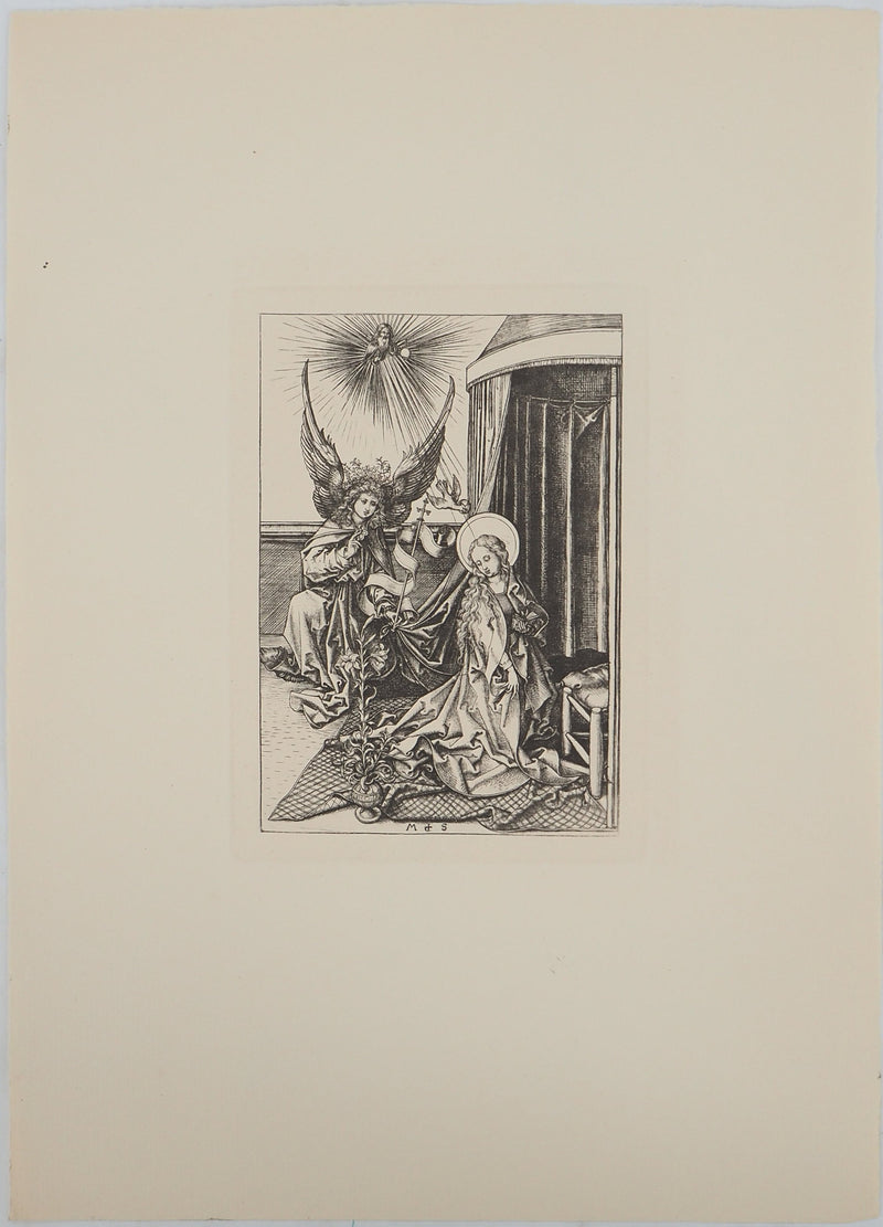 Martin SCHONGAUER : Martin SCHONGAUER (1430/50-1491), Gravure originale (vue générale) - Crédit photo : Galerie Art.Paris