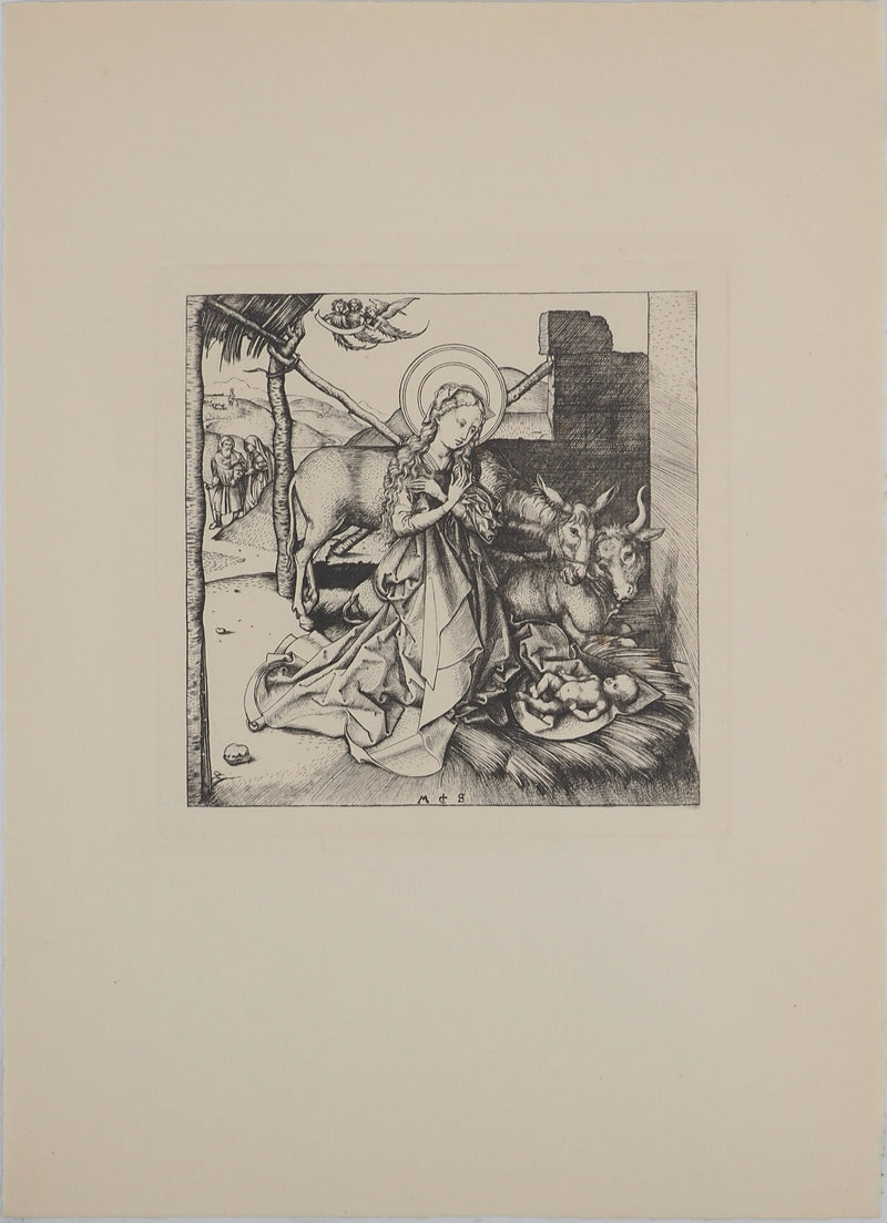 Martin SCHONGAUER : Martin SCHONGAUER (1430/50-1491), Gravure originale (vue générale) - Crédit photo : Galerie Art.Paris
