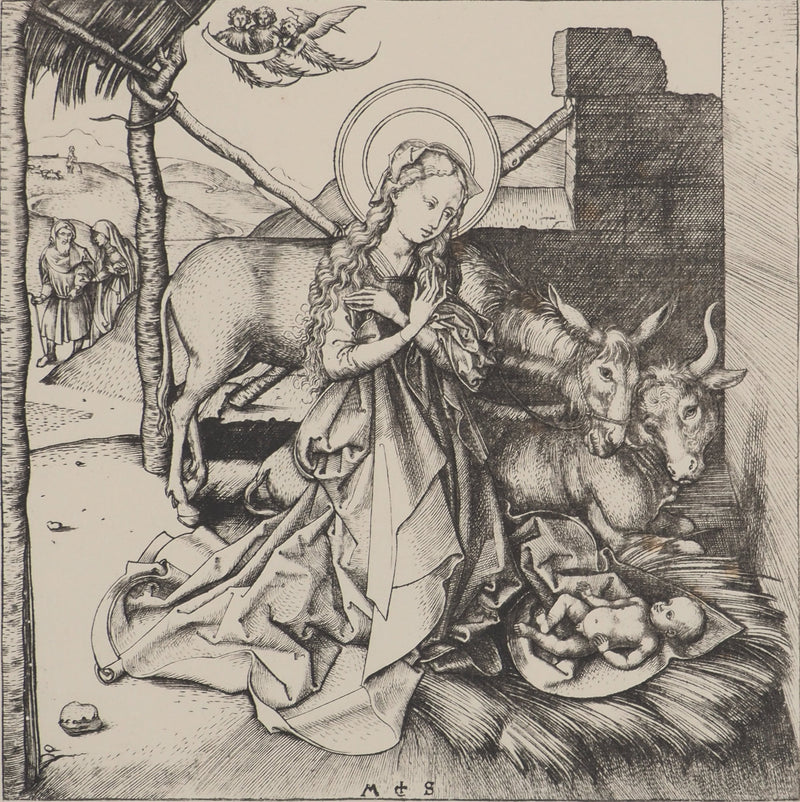 Martin SCHONGAUER : Martin SCHONGAUER (1430/50-1491), Gravure originale (photo de détail 3) - Crédit photo : Galerie Art.Paris