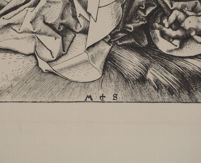 Martin SCHONGAUER : Martin SCHONGAUER (1430/50-1491), Gravure originale (photo de détail 2) - Crédit photo : Galerie Art.Paris