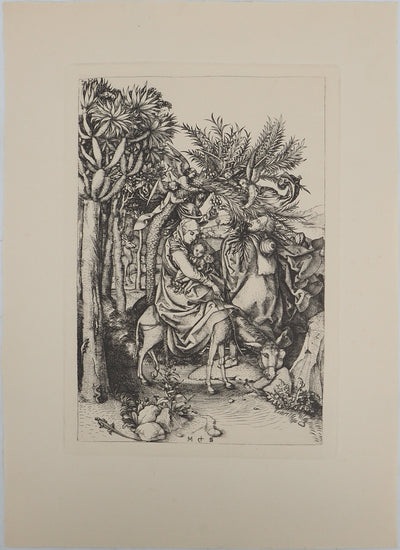 Martin SCHONGAUER : Martin SCHONGAUER (1430/50-1491), Gravure originale (vue générale) - Crédit photo : Galerie Art.Paris