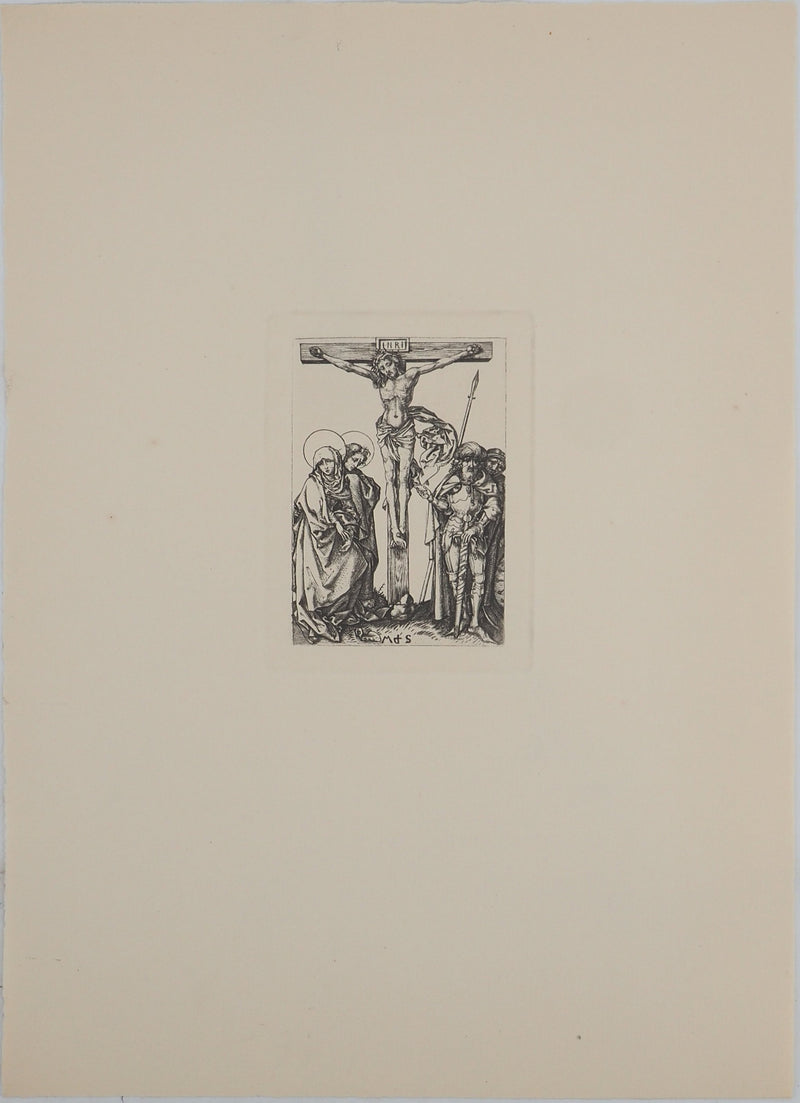 Martin SCHONGAUER : Martin SCHONGAUER (1430/50-1491), Gravure originale (vue générale) - Crédit photo : Galerie Art.Paris