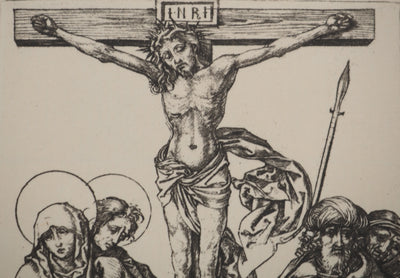 Martin SCHONGAUER : Martin SCHONGAUER (1430/50-1491), Gravure originale (photo de détail 4) - Crédit photo : Galerie Art.Paris