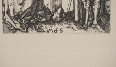 Martin SCHONGAUER : Martin SCHONGAUER (1430/50-1491), Gravure originale (photo de détail 2) - Crédit photo : Galerie Art.Paris