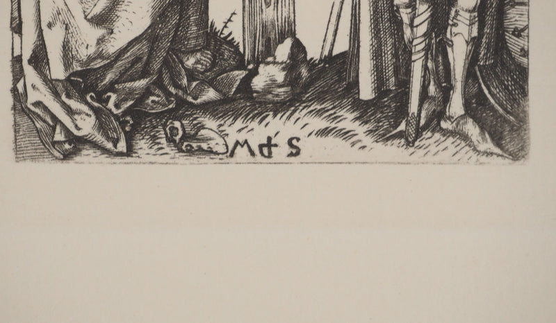 Martin SCHONGAUER : Martin SCHONGAUER (1430/50-1491), Gravure originale (photo de détail 2) - Crédit photo : Galerie Art.Paris