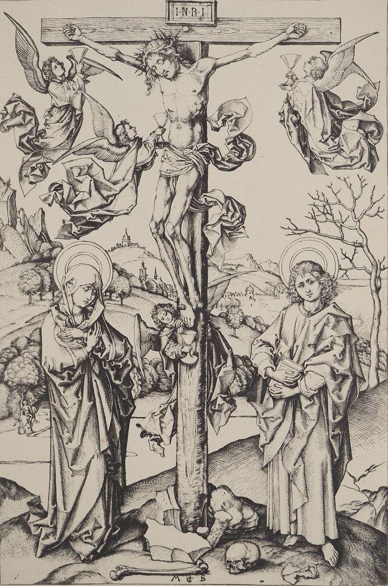 Martin SCHONGAUER : Martin SCHONGAUER (1430/50-1491), Gravure originale (photo de détail 3) - Crédit photo : Galerie Art.Paris