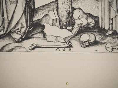 Martin SCHONGAUER : Martin SCHONGAUER (1430/50-1491), Gravure originale (photo de détail 2) - Crédit photo : Galerie Art.Paris