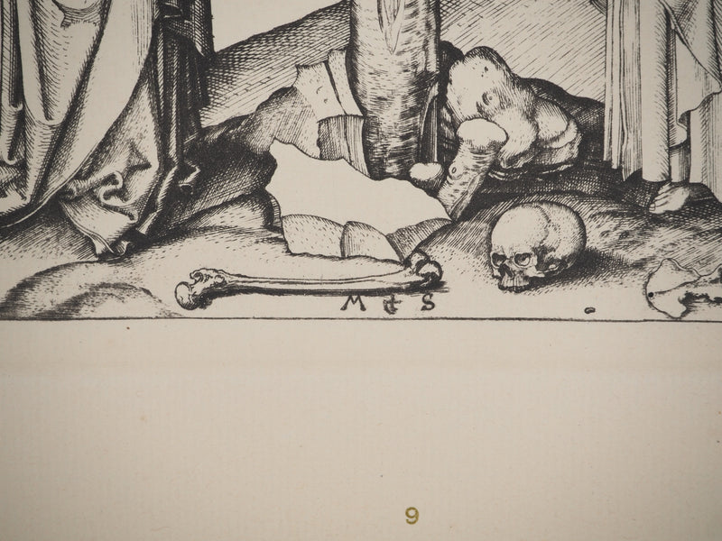 Martin SCHONGAUER : Martin SCHONGAUER (1430/50-1491), Gravure originale (photo de détail 2) - Crédit photo : Galerie Art.Paris