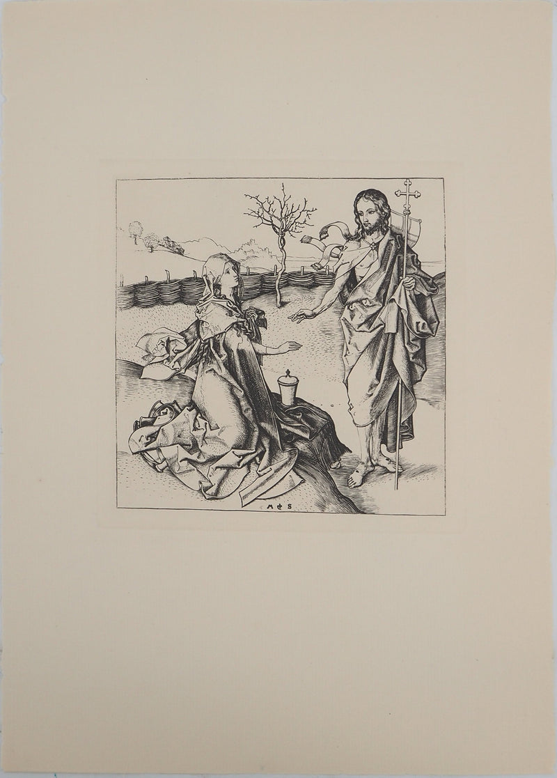 Martin SCHONGAUER : Martin SCHONGAUER (1430/50-1491), Gravure originale (vue générale) - Crédit photo : Galerie Art.Paris