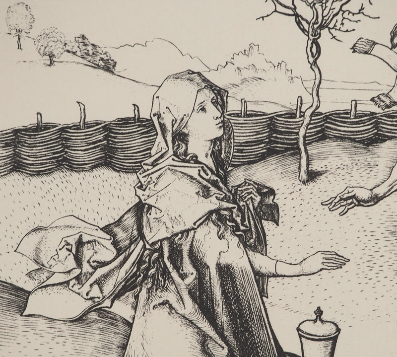 Martin SCHONGAUER : Martin SCHONGAUER (1430/50-1491), Gravure originale (photo de détail 5) - Crédit photo : Galerie Art.Paris