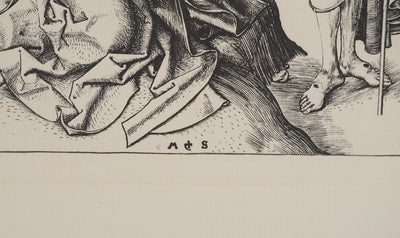 Martin SCHONGAUER : Martin SCHONGAUER (1430/50-1491), Gravure originale (photo de détail 2) - Crédit photo : Galerie Art.Paris