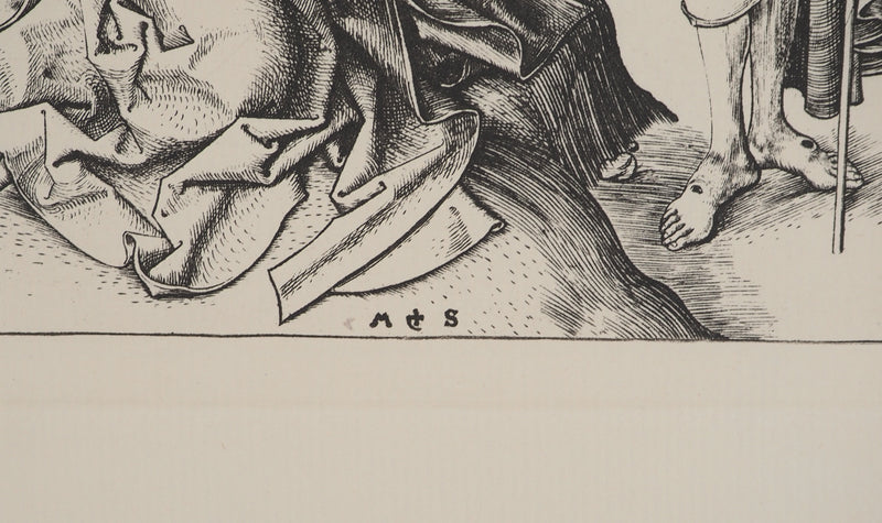 Martin SCHONGAUER : Martin SCHONGAUER (1430/50-1491), Gravure originale (photo de détail 2) - Crédit photo : Galerie Art.Paris