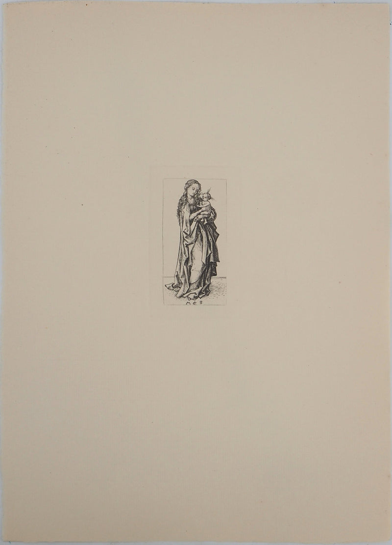 Martin SCHONGAUER : Martin SCHONGAUER (1430/50-1491), Gravure originale (vue générale) - Crédit photo : Galerie Art.Paris