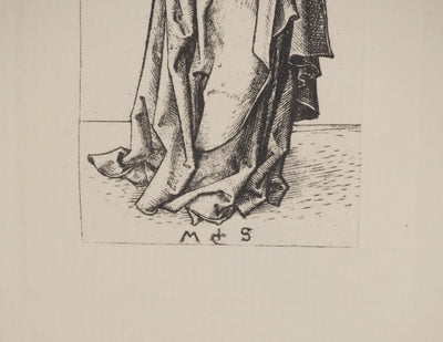 Martin SCHONGAUER : Martin SCHONGAUER (1430/50-1491), Gravure originale (photo de détail 2) - Crédit photo : Galerie Art.Paris