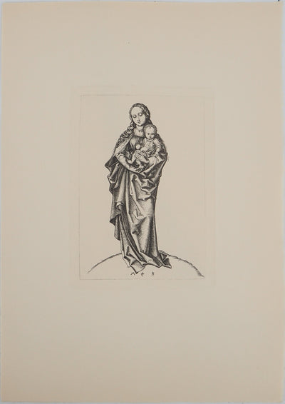 Martin SCHONGAUER : Martin SCHONGAUER (1430/50-1491), Gravure originale (vue générale) - Crédit photo : Galerie Art.Paris