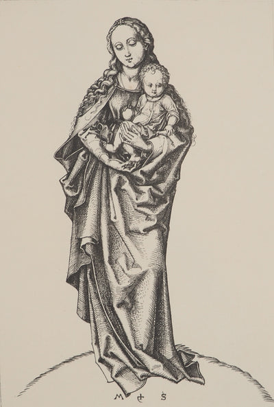 Martin SCHONGAUER : Martin SCHONGAUER (1430/50-1491), Gravure originale (photo de détail 3) - Crédit photo : Galerie Art.Paris