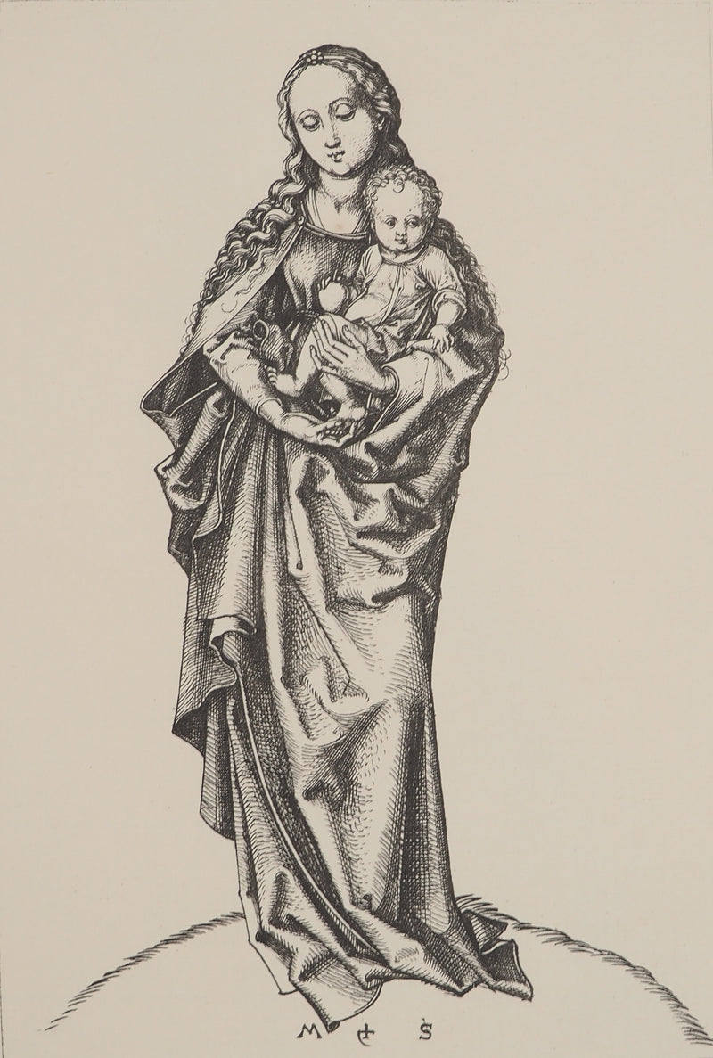 Martin SCHONGAUER : Martin SCHONGAUER (1430/50-1491), Gravure originale (photo de détail 3) - Crédit photo : Galerie Art.Paris