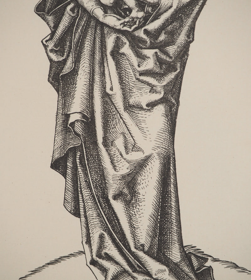 Martin SCHONGAUER : Martin SCHONGAUER (1430/50-1491), Gravure originale (photo de détail 5) - Crédit photo : Galerie Art.Paris