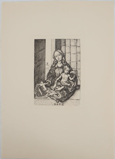 Martin SCHONGAUER : Martin SCHONGAUER (1430/50-1491), Gravure originale (vue générale) - Crédit photo : Galerie Art.Paris