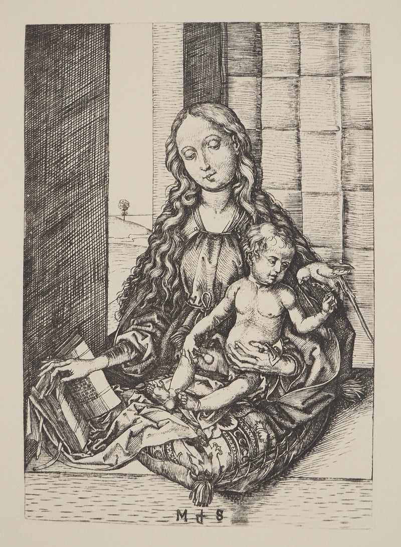 Martin SCHONGAUER : Martin SCHONGAUER (1430/50-1491), Gravure originale (photo de détail 3) - Crédit photo : Galerie Art.Paris