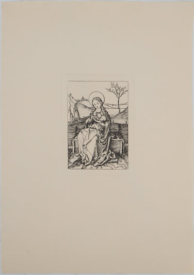 Martin SCHONGAUER : Martin SCHONGAUER (1430/50-1491), Gravure originale (vue générale) - Crédit photo : Galerie Art.Paris