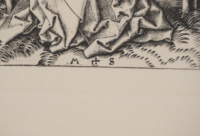 Martin SCHONGAUER : Martin SCHONGAUER (1430/50-1491), Gravure originale (photo de détail 2) - Crédit photo : Galerie Art.Paris
