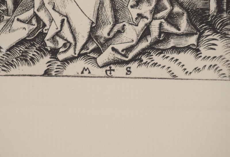 Martin SCHONGAUER : Martin SCHONGAUER (1430/50-1491), Gravure originale (photo de détail 2) - Crédit photo : Galerie Art.Paris