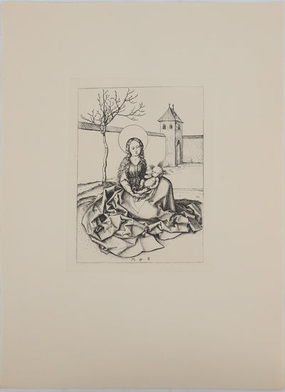 Martin SCHONGAUER : Martin SCHONGAUER (1430/50-1491), Gravure originale (vue générale) - Crédit photo : Galerie Art.Paris