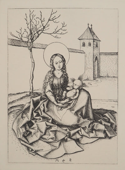 Martin SCHONGAUER : Martin SCHONGAUER (1430/50-1491), Gravure originale (photo de détail 3) - Crédit photo : Galerie Art.Paris