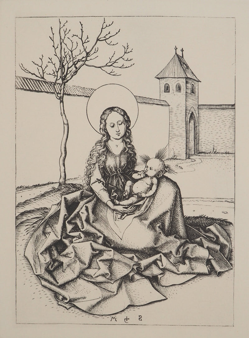 Martin SCHONGAUER : Martin SCHONGAUER (1430/50-1491), Gravure originale (photo de détail 3) - Crédit photo : Galerie Art.Paris