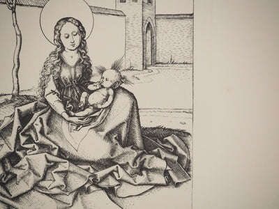 Martin SCHONGAUER : Martin SCHONGAUER (1430/50-1491), Gravure originale (photo de détail 5) - Crédit photo : Galerie Art.Paris