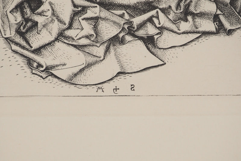 Martin SCHONGAUER : Martin SCHONGAUER (1430/50-1491), Gravure originale (photo de détail 2) - Crédit photo : Galerie Art.Paris